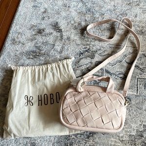 HOBO brand pink leather crossbody bag